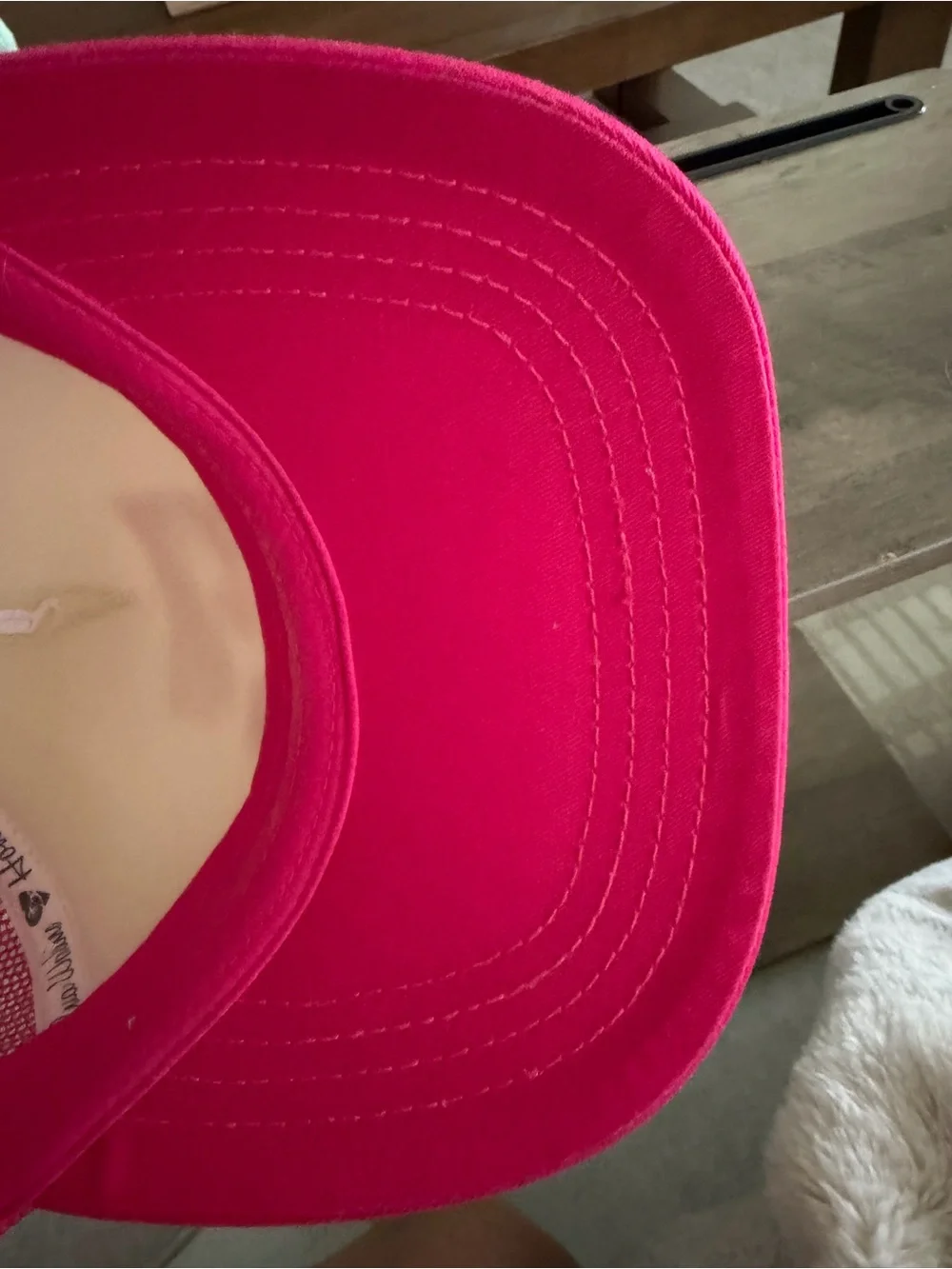 Hawaii Floral Patch Pink and White Trucker Hat